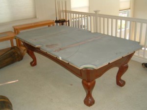 Proper pool table moving process in Alexandria Louisiana